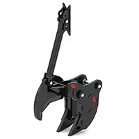 Excavator Wood Shears Rendering - Solesbee's Equipment