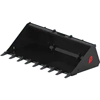 Skid Steer Tooth Bucket Rendering - Solesbee's Equipment