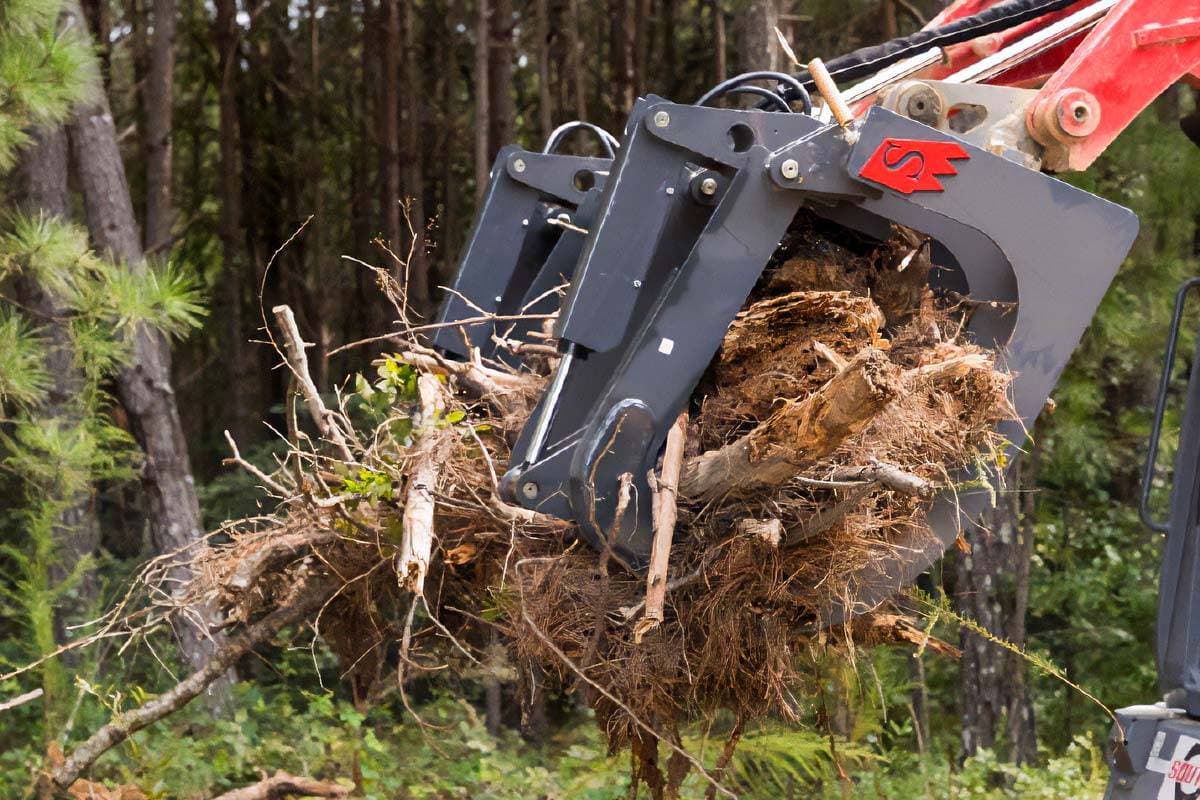 Skid steer grapple