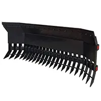 Skid Steer Reversible Stick Rake Rendering Powered by Norm Engineering - Solesbee's Equipment