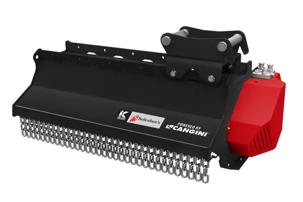 Excavator TC Mulcher Rendering - Powered by Cangini - Solesbee's Equipment