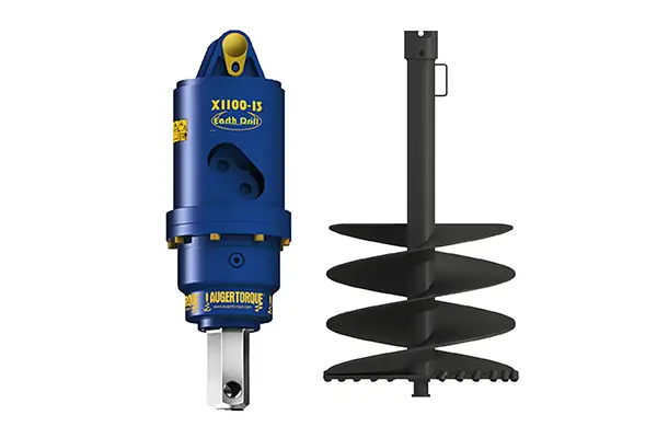 Auger Torque USA Earth Drill & Auger Rendering - Solesbee's Equipment