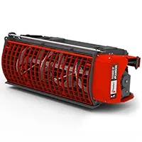 Skid Steer Frontal Mixing Bucket Rendering powered by Cangini - Solesbee's Equipment