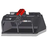 Skid Steer Frontal Grapple Bucket Rendering powered by Cangini - Solesbee's Equipment