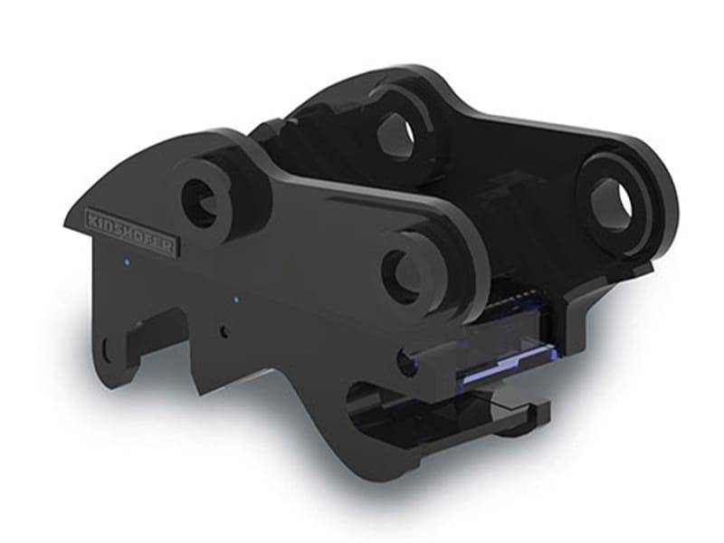 Excavator Hydraulic Quick Coupler Rendering - Solesbee's Equipment