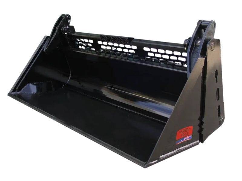 Skid Steer 4-in-1 Bucket Render - Solesbee's Equipment