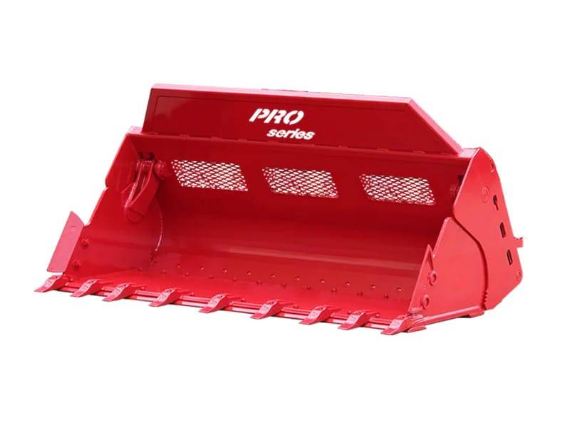 Skid Steer 4-in-1 Pro Series Bucket Attachment Rendering - Solesbee's Equipment