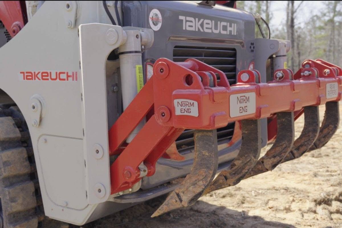 Sloped Rippers Skid Steer Hydraulic Rear Rippers | Solesbee's Equipment