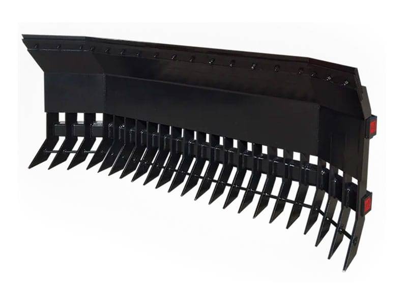 Skid Steer Reversible Stick Rake Product Render - Solesbee's Equipment