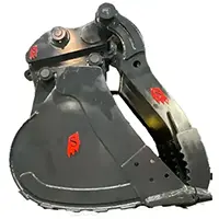 Excavator Trinity - Bucket, Thumb, Coupler combination Rendering - Solesbee's Equipment