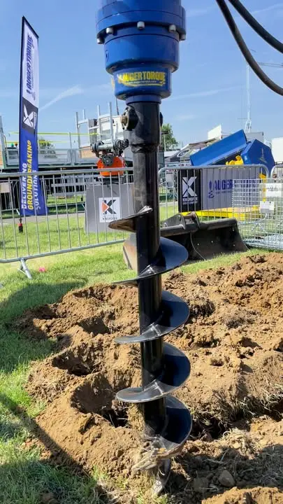 Unique to the our Auger Torque USA Earth Drill, the Non-Dislodgement Shaft is a single piece drive shaft assembled top-down and locked into the Earth Drill housing!